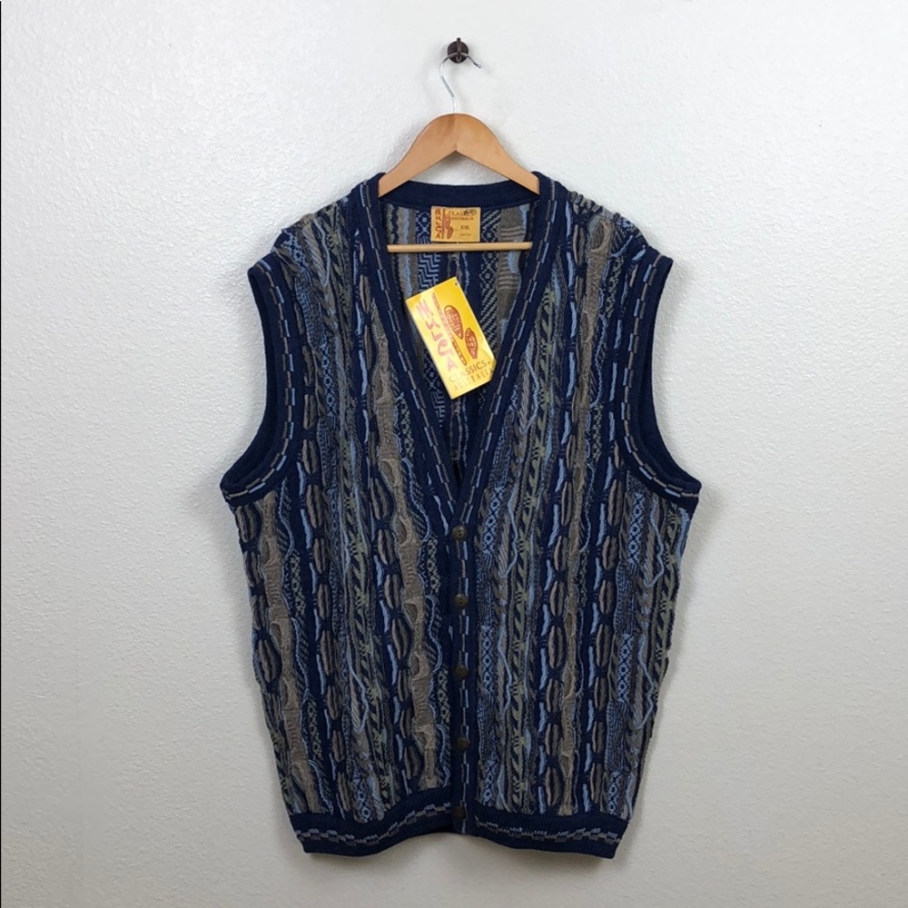 Vintage Mulga Australian wool sweater vest